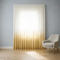 پرده حریر ژورژت طرح طلاکوب