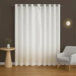 پرده حریر ژورژت طلاکوب